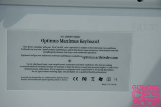 Illustration for article titled Hands On With Optimus Maximus Keyboard